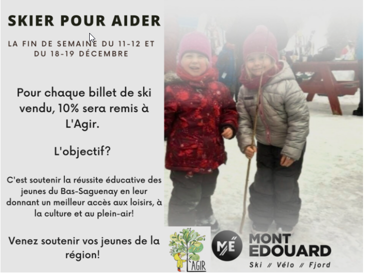 Mont Edouard Ski-Vélo-Fjord 18 décembre