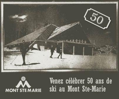 CONDITIONS DE SKI - MONT SAINTE-MARIE - 50ÈME ANNIVERSAIRE CE LUNDI A 50 CENTS CONDITIONS DE SKI - MONT SAINTE-MARIE - 50ÈME ANNIVERSAIRE CE LUNDI A 50 CENTS